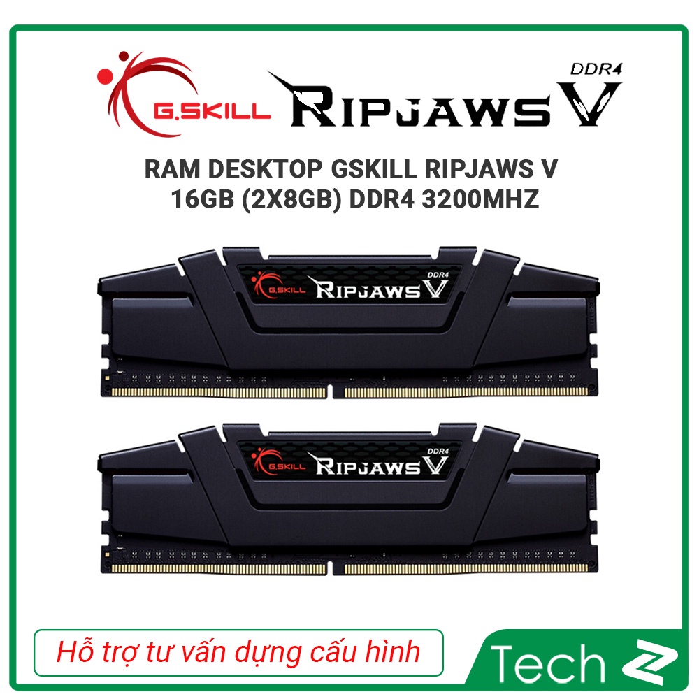 Ram Desktop Gskill RIPJAWS V 16GB (2x8GB) DDR4 3200Mhz