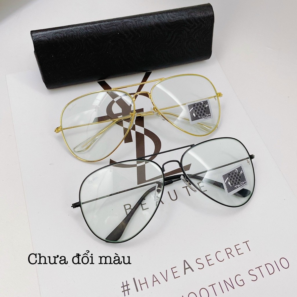 MẮT KÍNH mát NAM NỮ Kính râm FULLBOX HÃNG POSHOP TRÒNG THỦY TINH ĐỔI MÀU KIỂU PHI CÔNG CAO CẤP Basic | BigBuy360 - bigbuy360.vn