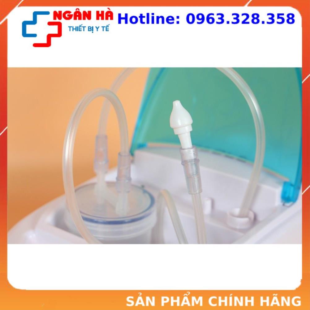 Bình đựng dịch, Cốc nhựa đựng dịch kèm bộ dây và đầu hút - phụ kiện máy hút mũi