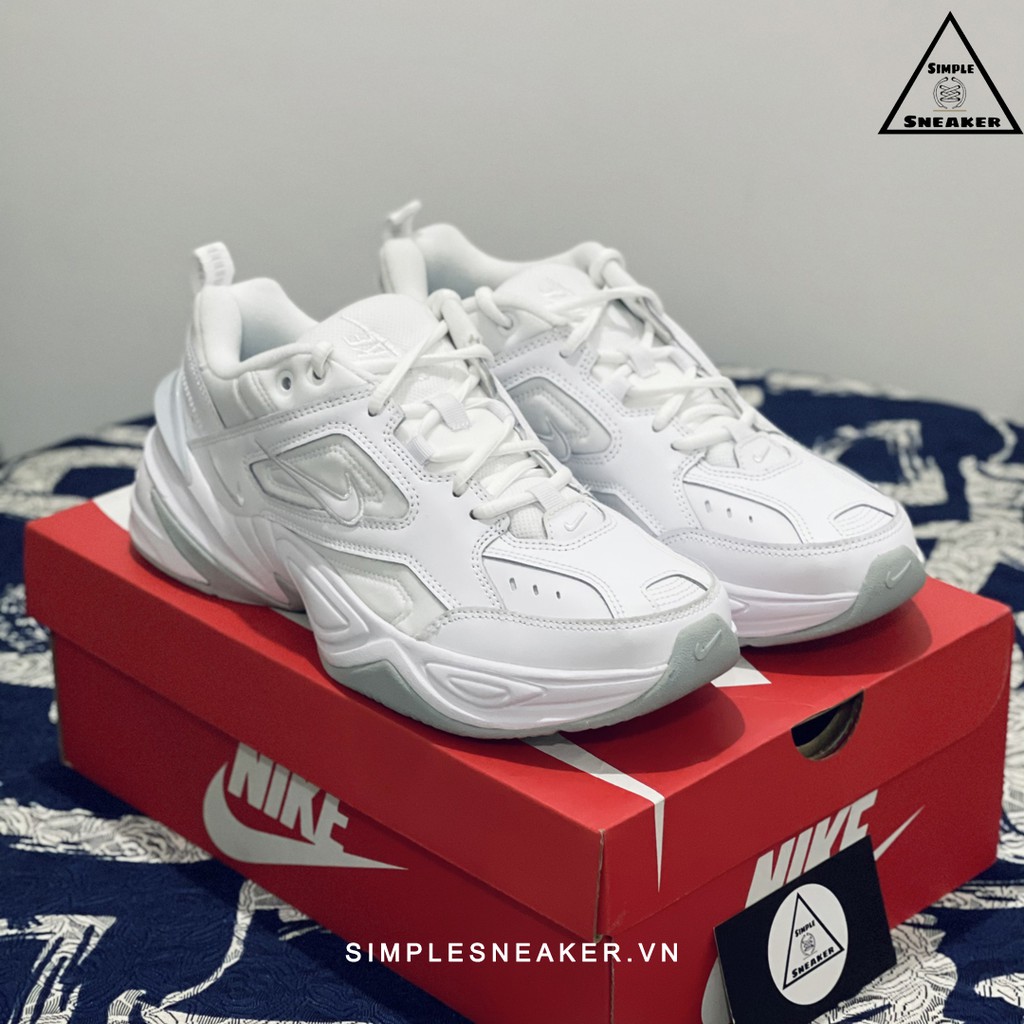 Giày Nike M2K Tekno FREESHIP Nike M2K Tekno All White Chính Hãng - Giày Chunky Sneaker Nike M2K Chuẩn Auth