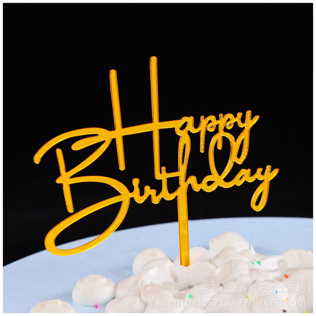 Trang Trí Sinh Nhật - Combo 10 chiếc Meka Happy Birthday