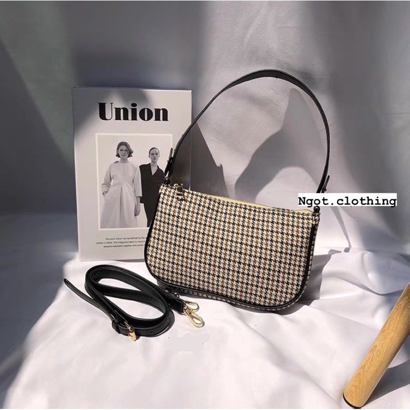 Túi kẻ đeo vai - Jenny Bag