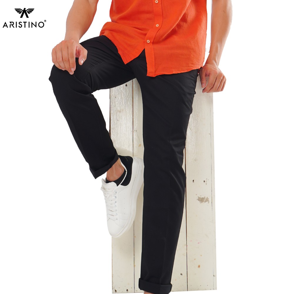 Quần kaki nam Aristino phom dáng Regular fit suông nhẹ, công nghệ chống nhăn Air plane - AKK02307