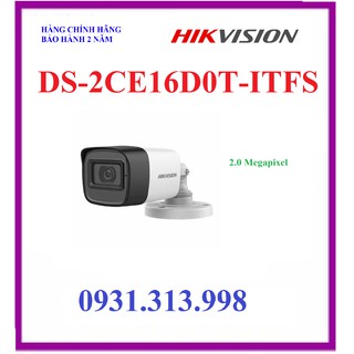 Camera HD-TVI 2.0 Megapixel HIKVISION DS-2CE16D0T-ITFS
