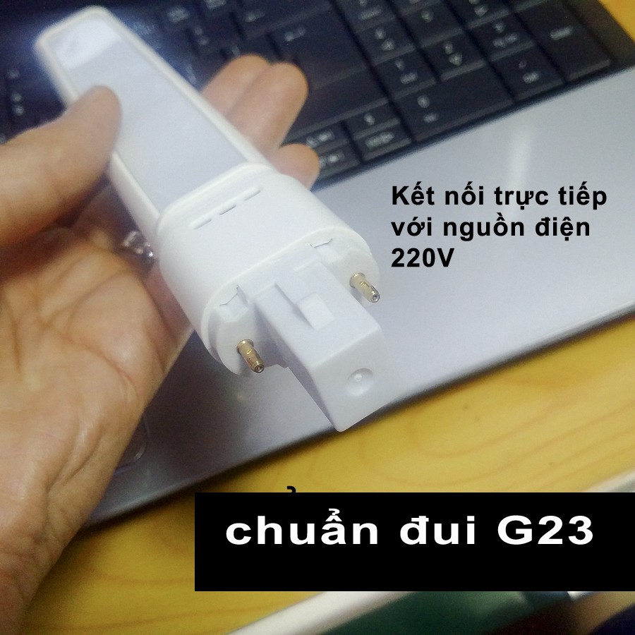 Bóng đèn Bàn LED Chống cận Siêu sáng, Siêu bền, Tiết kiệm điện 90% Đui G23 (23mm)