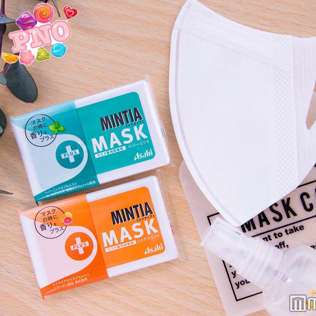 Kẹo ngậm thơm miệng MINTIA Sugarless - Nhật Bản