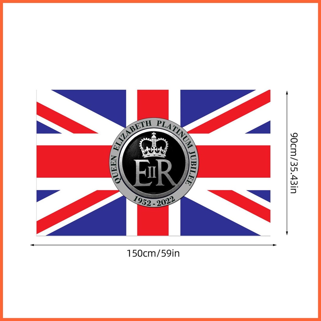 Cờ Bạch Kim Kỷ Niệm 70 Năm Của Queen Elizabeth 2022