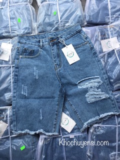 ❤️Quần Jeans Nữ Ngố Rách Đẹp