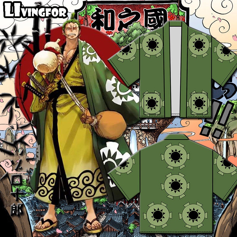 Kimono Hóa Trang Nhân Vật Anime One Piece Phong Cách Nhật Bản