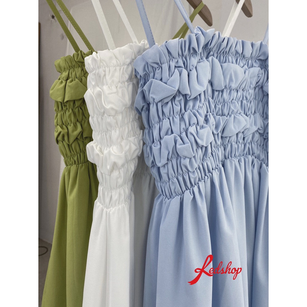 Đầm maxi hai dây bo chun ở ngực hàng cao cấp redshop.thoitrangnu_29726 | BigBuy360 - bigbuy360.vn