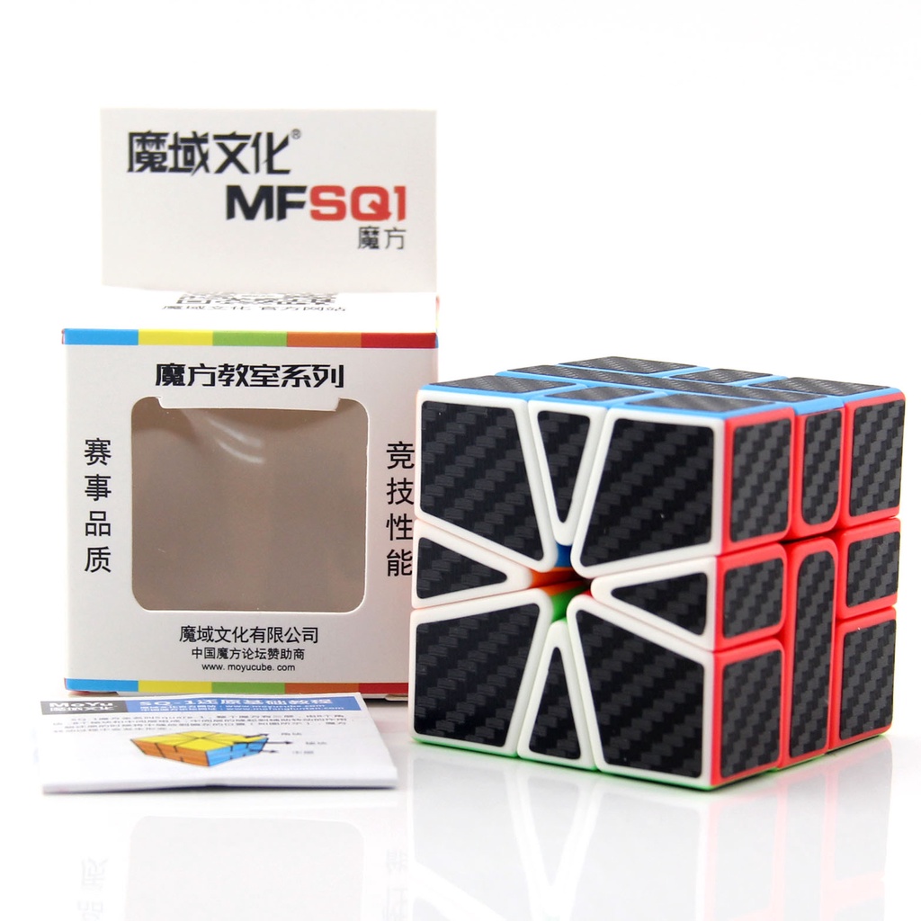 ✔️✔️ Khối Rubik Square -1 SQ-1 Rubik Biến Thể 6 Mặt DÁN CARBON FN1010 - XOAY TRƠN MƯỢT