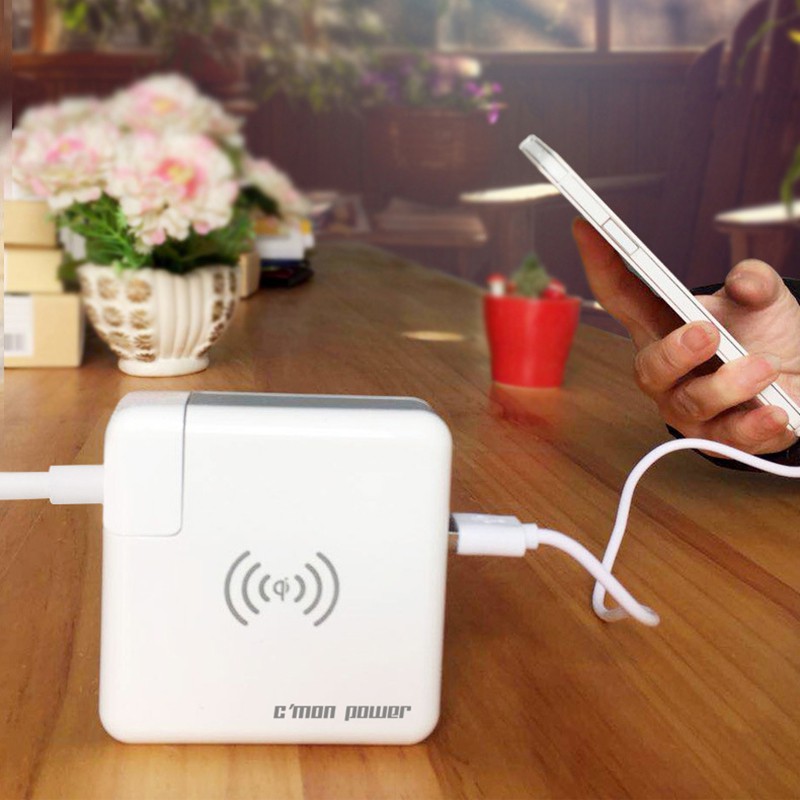 Pin sạc dự phòng kiêm cốc sạc trực tiếp C'MON POWER 6700mAh (dung lượng thực)