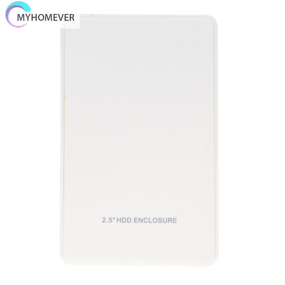 myhomever 2.5in USB 2.0 SATA Hd Box HDD Hard Drive External Enclosure Case