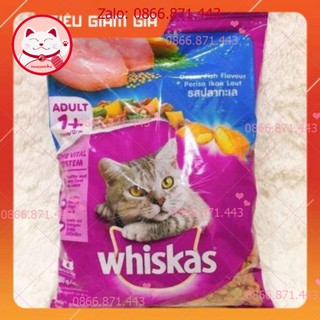 ⚡𝐅𝐑𝐄𝐄𝐒𝐇𝐈𝐏⚡ Hạt Whiskas thức ăn cho mèo con, mèo trưởng thành gói 400g
