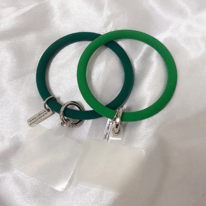 Vòng Đeo Tay Bằng Silicone Dùng Móc Chìa Khóa Tiện Dụng
