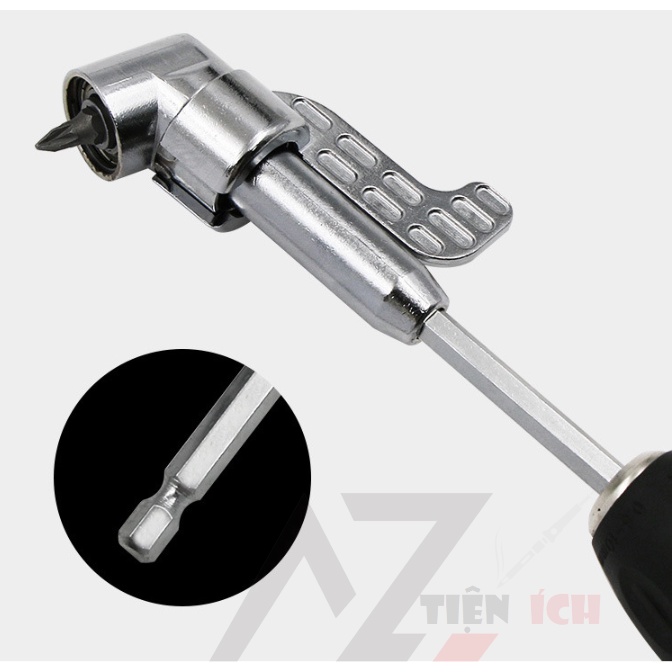 Đầu Chuyển Hướng Bắt Vít Góc Chân Lục Giác Cho Máy Bắn Vít, Máy Khoan