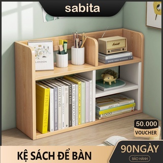 Kệ sách gỗ hiện đại decor trang trí phòng thông minh 🌳 Kệ bàn học nhiều ngăn thông minh phong cách Bắc Âu SABITA GP157