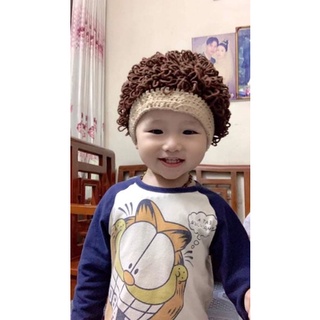 Mũ len tóc xù (ib chọn màu)