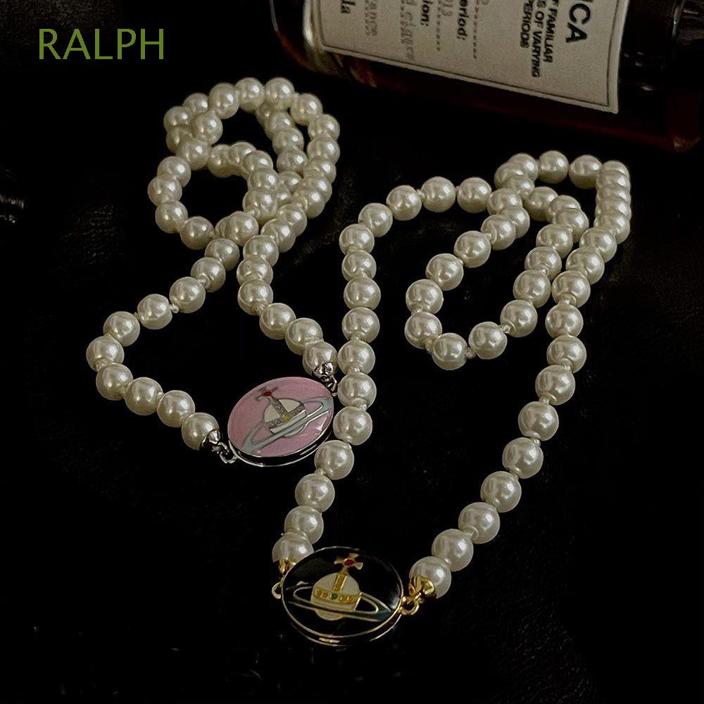 Vòng cổ Đính Ngọc Trai Nhân Tạo Phong Cách Hàn Quốc Thanh Lịch