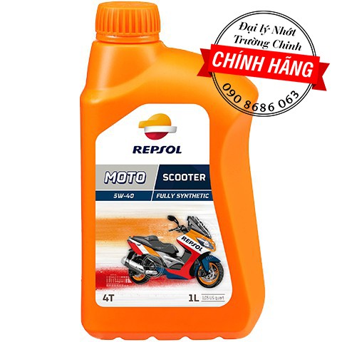 Nhớt Repsol Moto Scooter 5W40 dành cho xe ga