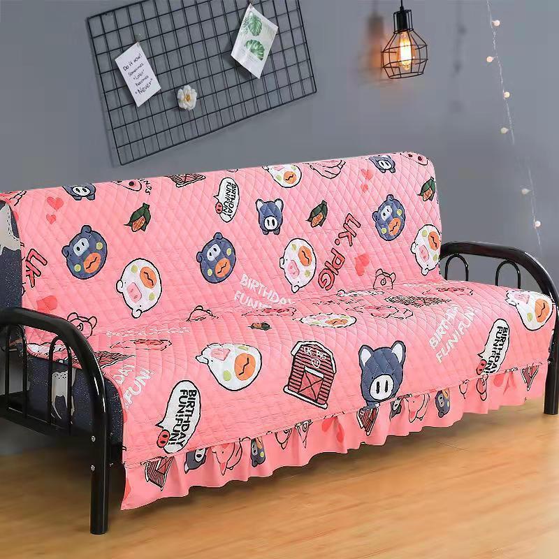 Bọc Sofa Gấp Phổ Thông Bọc Sofa Giường đơn Giản Bọc Sofa Giường Sắt Phổ Thông Bọc Ghế Sofa Sắt Bốn Mùa Phổ Thông Dày Phủ Bụi Sofa