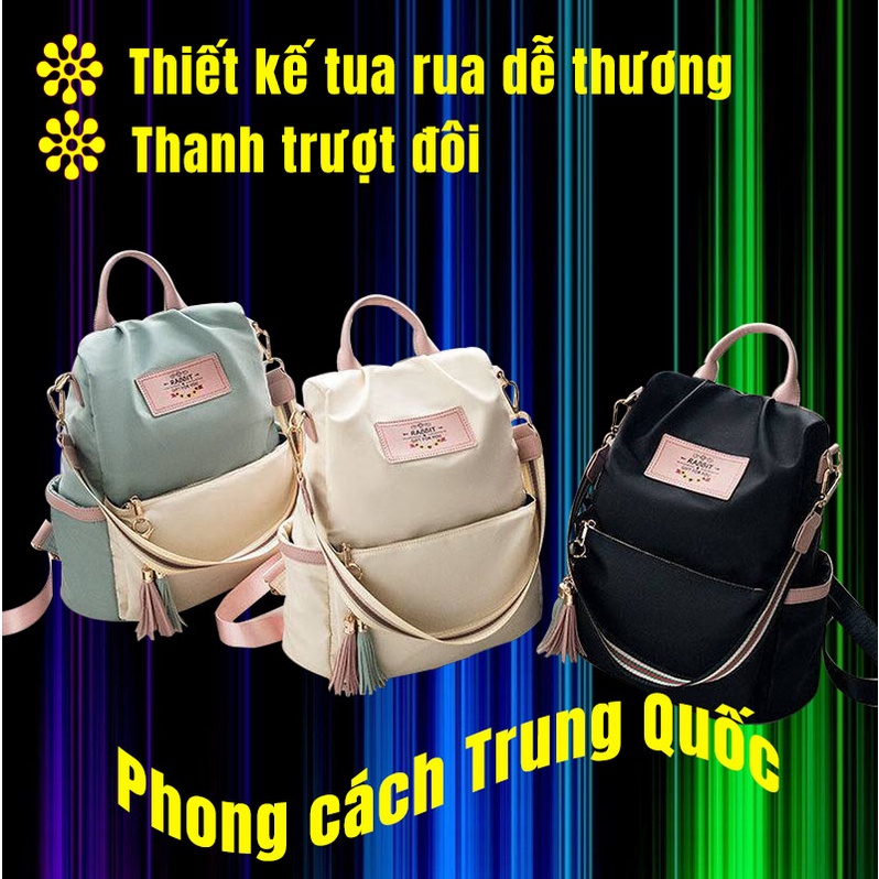 Ba Lô Vải Oxford Chống Thấm Nước/Chống Trộm Cỡ Lớn Thời Trang Cho Nữ