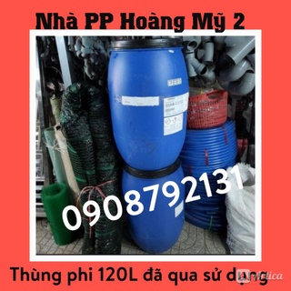 THÙNG PHI NHỰA 120L,ĐỰNG RÁC HOẶC CHỨA NƯỚC, CÓ NẮP ĐẬY
