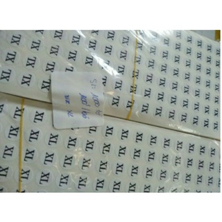 [Deal.2k]Tem dán size quần áo/ tem dán size tròn (1 Tờ /140 tem)