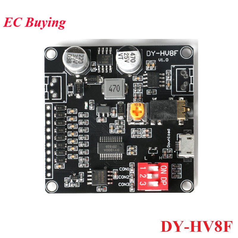 Bảng Mạch Mp3 Dy-Sv17F Dy-Sv17F Dy-Sv5W Dy-Sv8F Dy-Hv20T Dyhv8F Cho Arduino