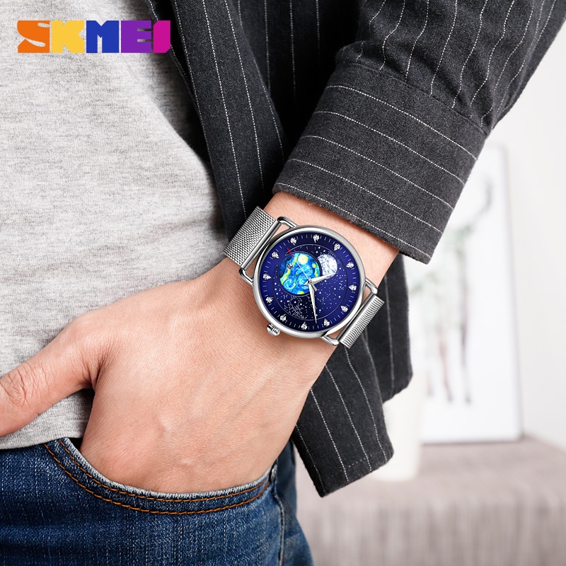 Đồng Hồ Quartz Nam Hiển Thị Ngày Chống Thấm Nước SKMEI