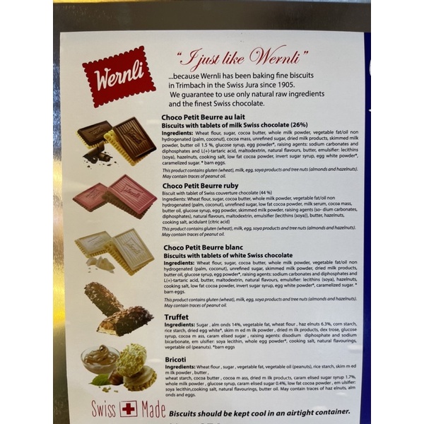 Bánh quy Premium Biscuits Choco Petit Beurre Thuỵ Sĩ