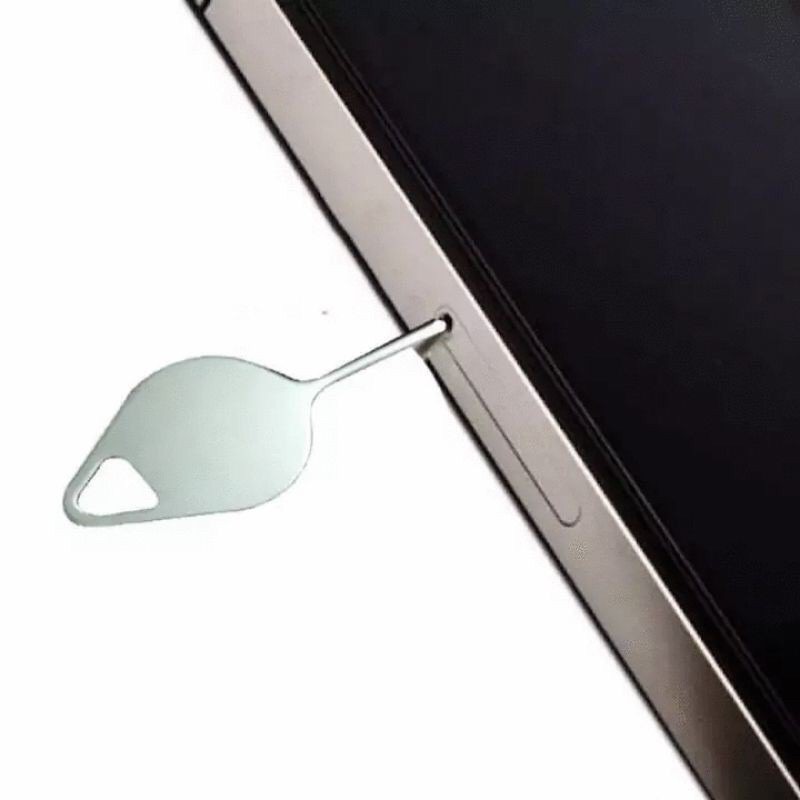 QUE CHỌC KHE SIM ĐIỆN THOẠI BẰNG THÉP KHÔNG GỈ