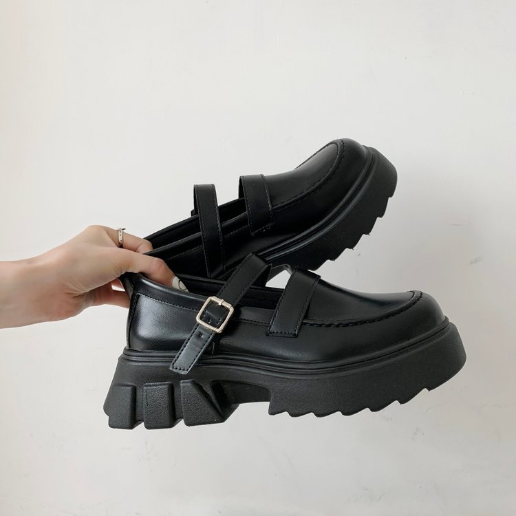 Fashionable Ulzzang Strap Low Heel Oxford Shoes for Women