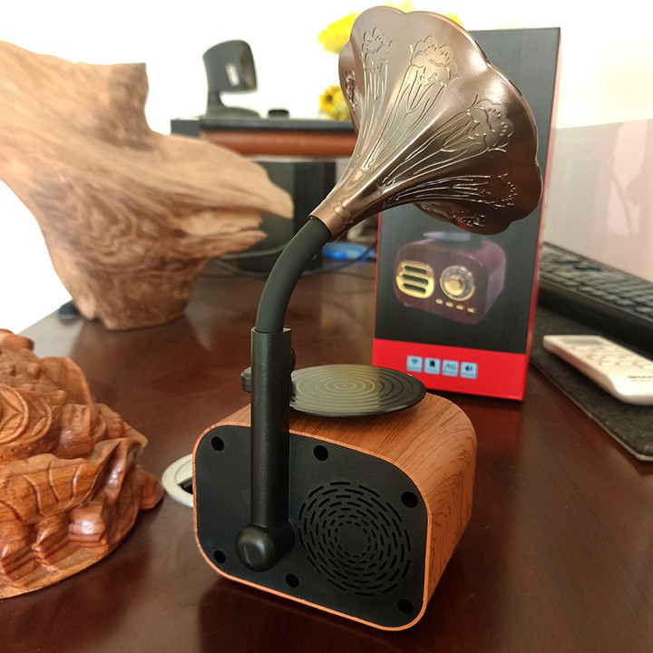Loa Bluetooth Mini Cổ Điển FT05 và BT01  FREESHIP  phong cách cổ điển classic style âm thanh siêu trầm - BH 1 năm