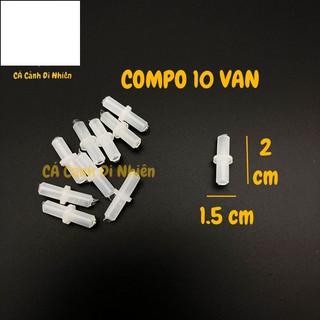 Bộ 10 ống NỐI 2 ĐẦU dây Oxy 4 li hồ cá cảnh - cacanhdinhien