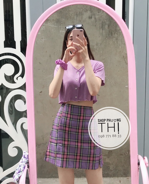 Áo croptop thun tăm ulzzang (hình shop tự chụp/sẵn) | BigBuy360 - bigbuy360.vn