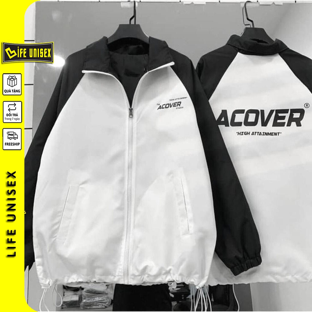 Áo Khoác Dù 2 Lớp ACOVER Nam Nữ Nhiều Mẫu Unisex Form Rộng Bomber Jacket LIFE UNISEX