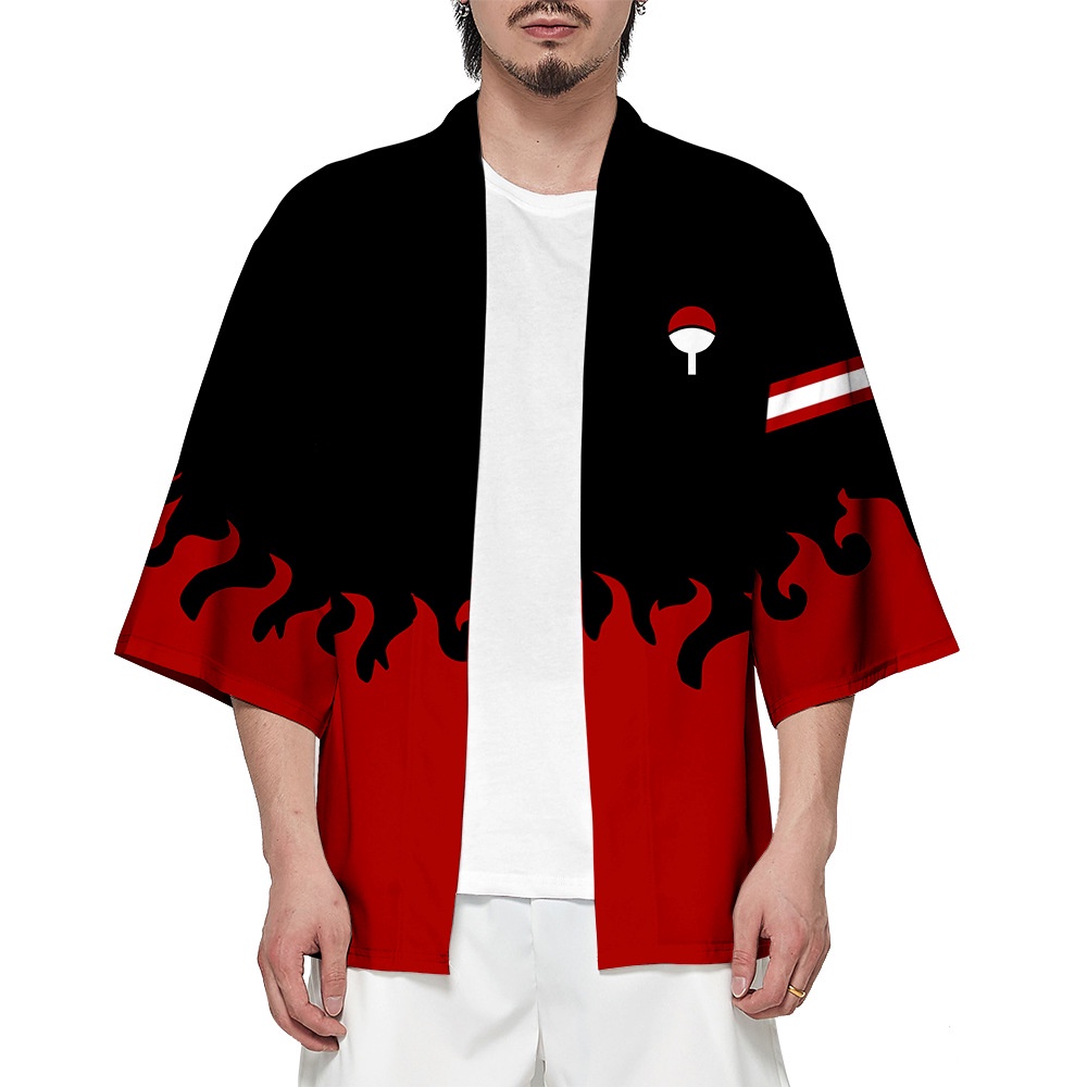 Áo khoác kimono tay dài dáng rộng hóa trang nhân vật anime Naruto | BigBuy360 - bigbuy360.vn