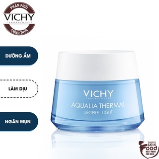 Kem Dưỡng Ẩm, Cấp Nước Cho Da Khô Vichy Aqualia Thermal Cream-Light 50ml