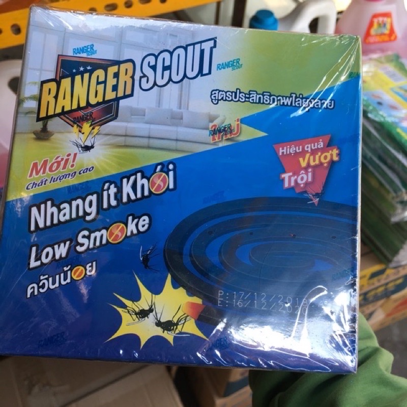 Nhang chống muỗi Không mùi không khói Ranger thái lan