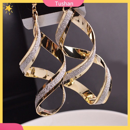 [TS] - Bông Tai Dạng Móc Xoắn Ốc Làm Quà Cưới / Đính Hôn Cho Cô Dâu