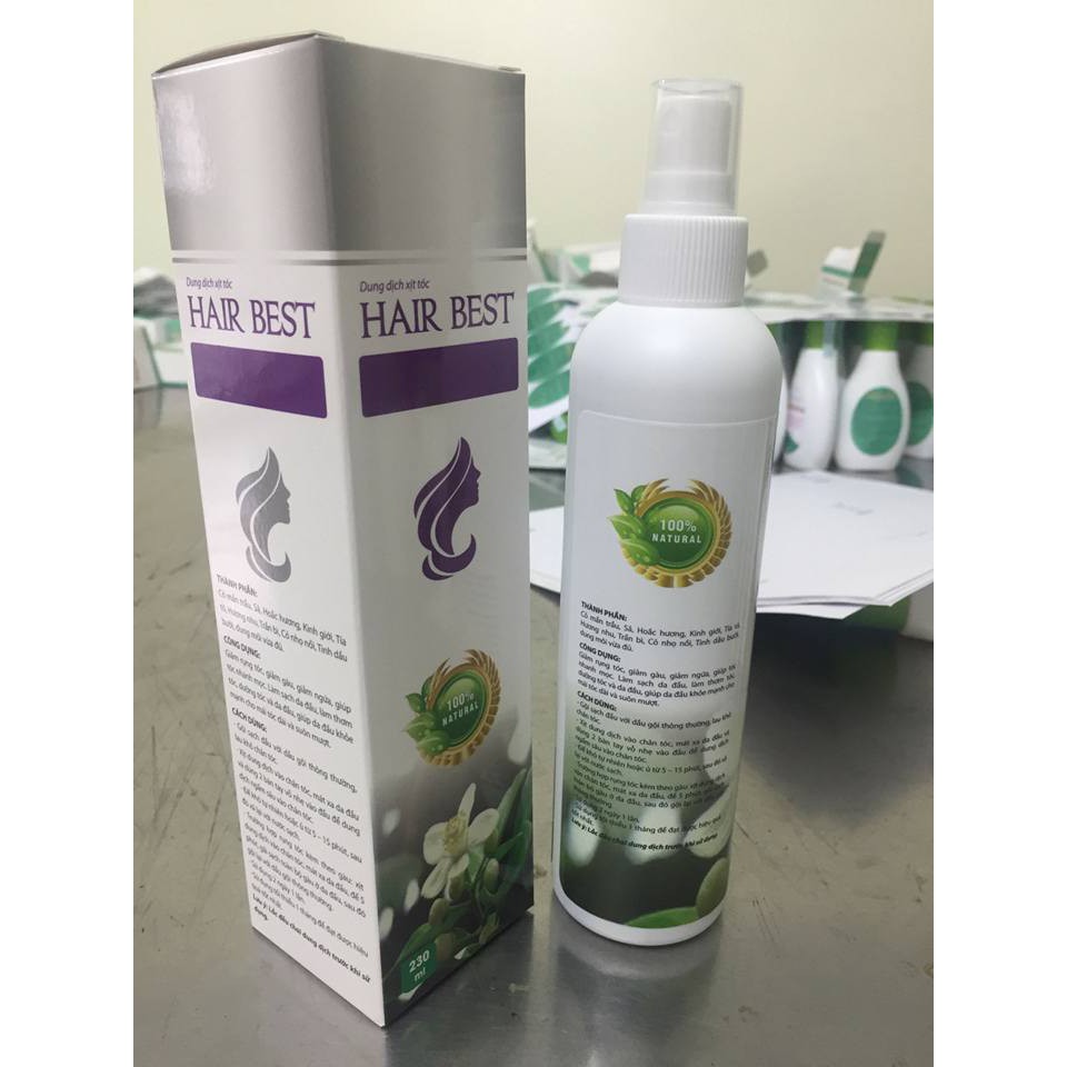 XỊT TÓC TRỊ GÀU - NGỨA ĐẦU - NẤM ĐẦU - HẾT NGỨA