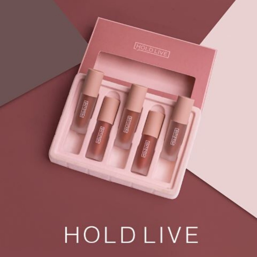 Set Son Kem HOLD LIVE Light Matte Chính Hãng Nội Địa Trung