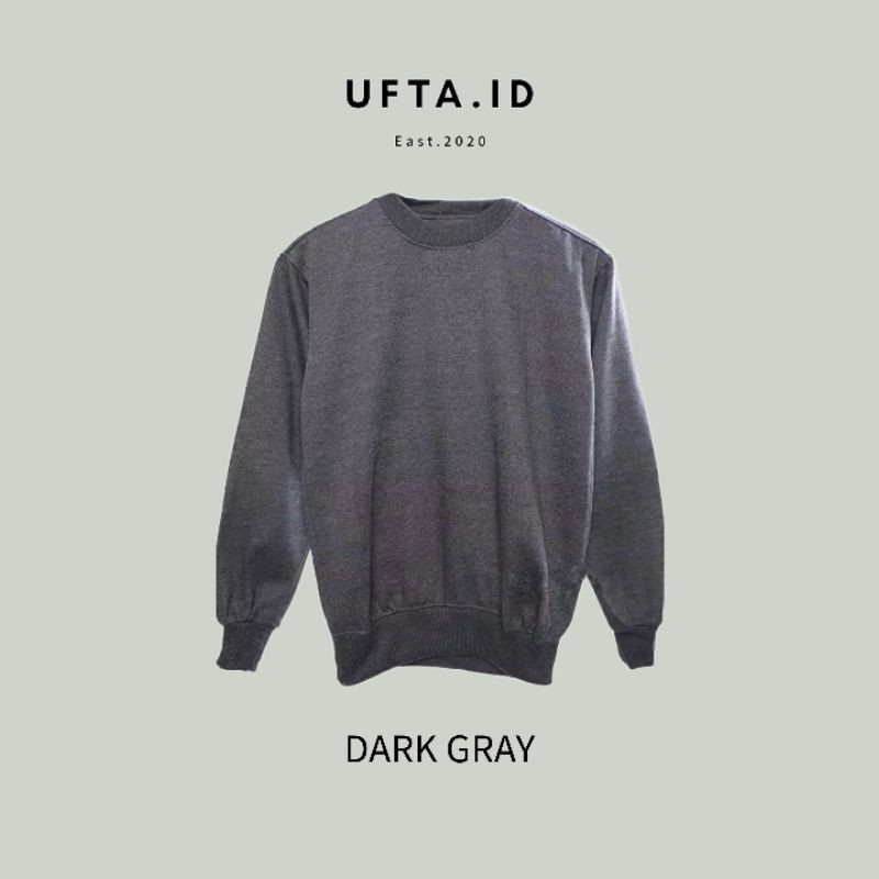 Áo Sweater Cổ Tròn Màu Xám Cơ Bản Cao Cấp Cho Nam Và Nữ Size M - XXL