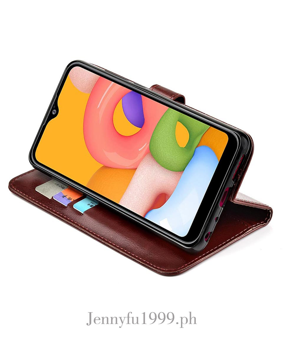 Bao da điện thoại nắp lật dạng ví cho Samsung Galaxy A7 A9 2018 Grand 2 ON7 E7 C7 C5 C8 C9