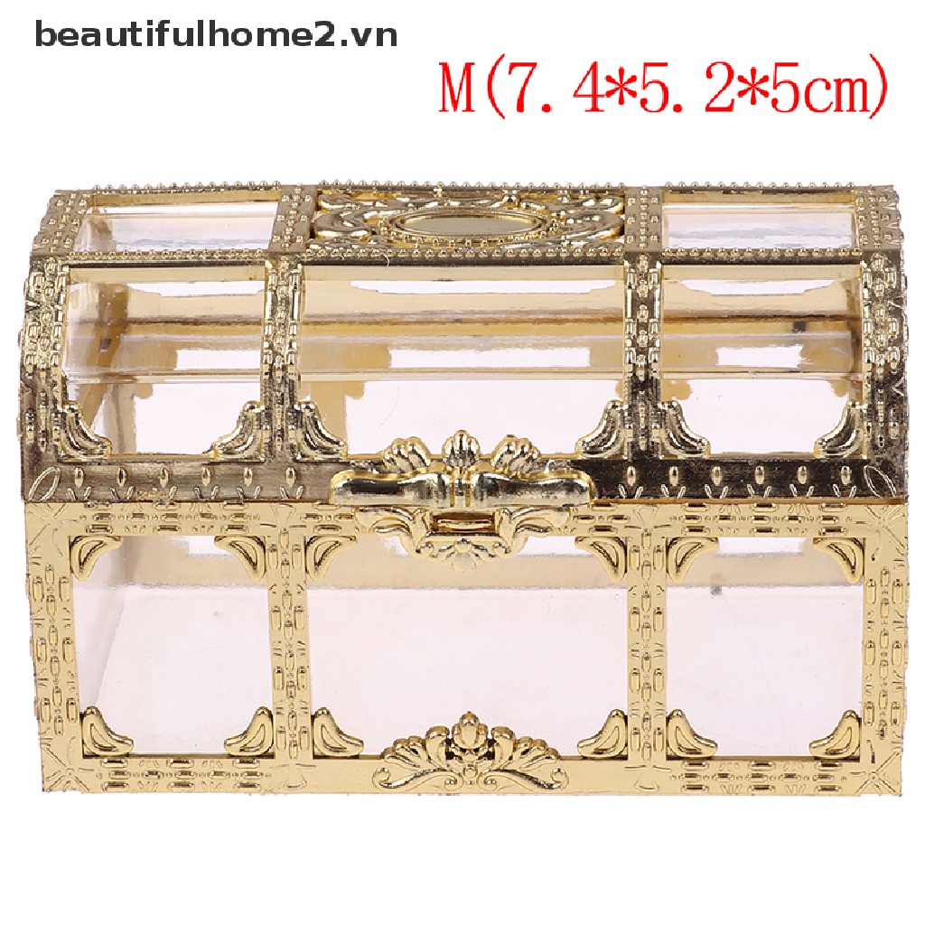 Hộp Đựng Đồ Nhỏ Gọn Màu Vàng / Bạc