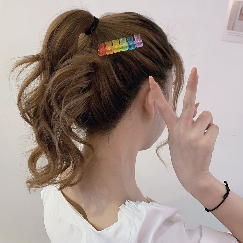 Kẹp Tóc Hình Chú Gấu Xinh Xắn Dành Cho Bạn Gái