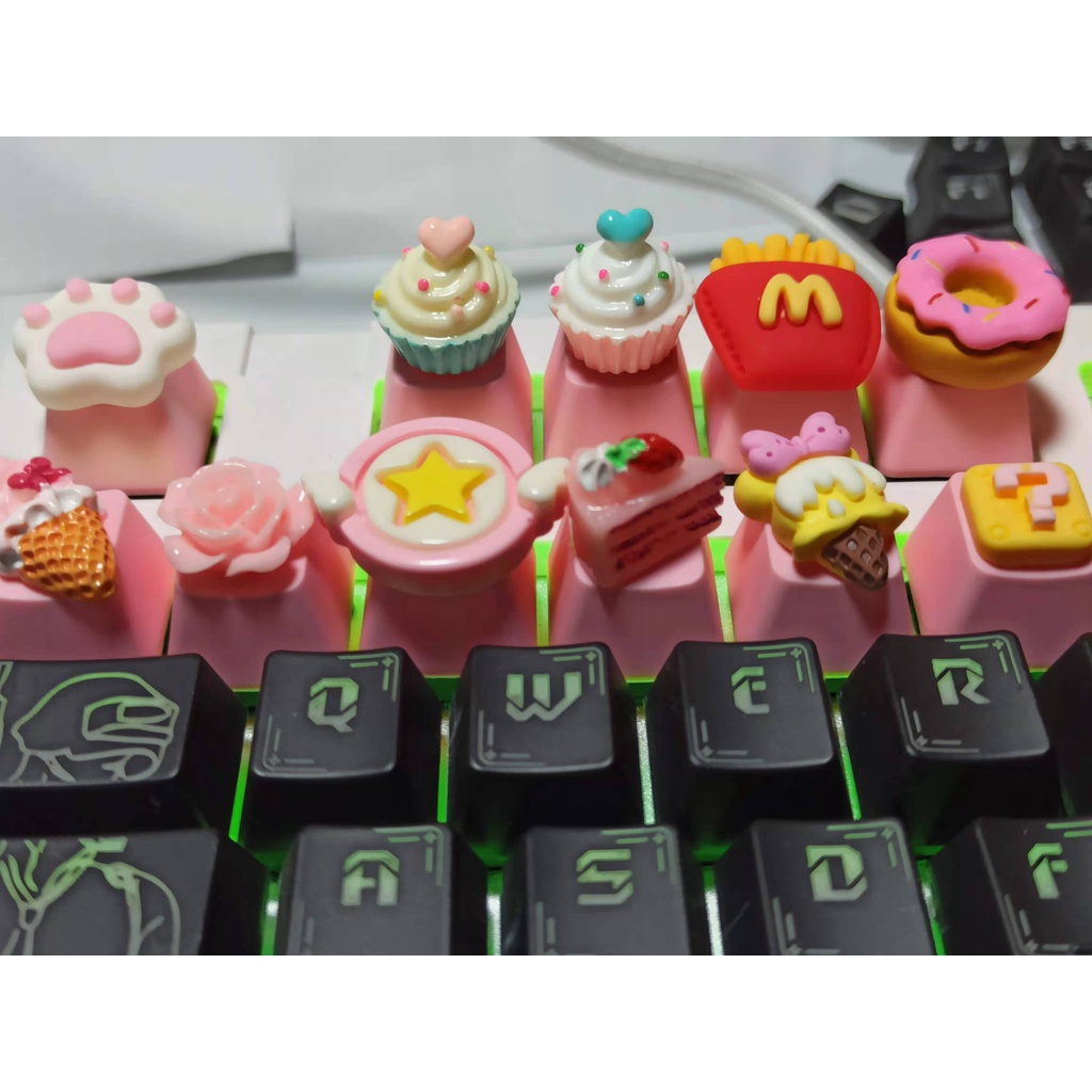 Nút Bàn Phím Cơ PBT Dễ Thương Xinh Xắn Cho Bàn Phím Cơ