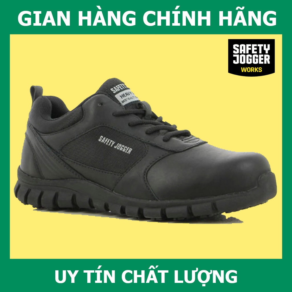 Giày Bảo Hộ Safety Jogger Komodo Siêu Nhẹ, Da Thật Chống Thấm Nước, Chống Tĩnh Điện ESD