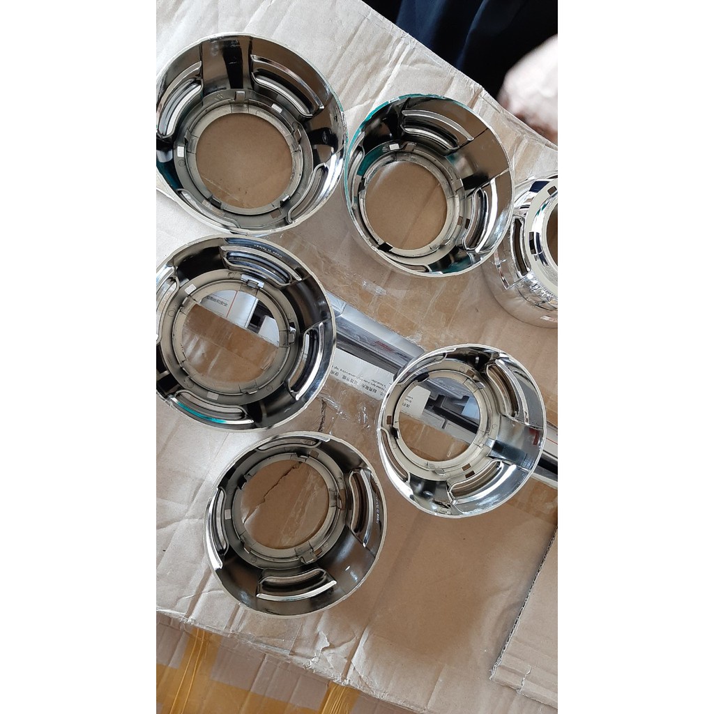 Chụp xi bi cầu 3 inch đủ loại không rãnh và có rãnh lắp vòng thiên thần vòng AE bảo vệ đèn xe máy ô tô
